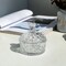 Embossed Glass Storage Jar with Lid Vintage Style Candy Cookie Canister